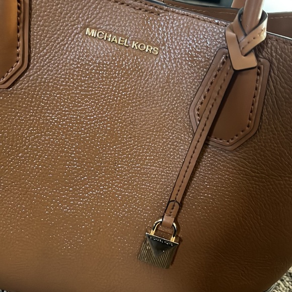 Michael Kors cognac colored purse - Picture 2 of 7